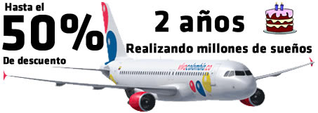 VIVACOLOMBIA CON HASTA EL 50% DE DESCUENTO